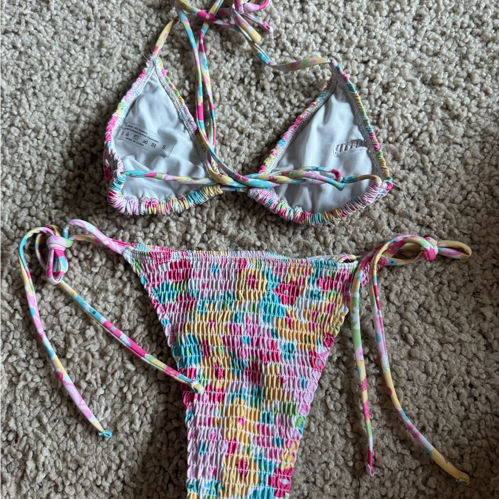 Spring Patterned Bikini - Picture 2 of 3